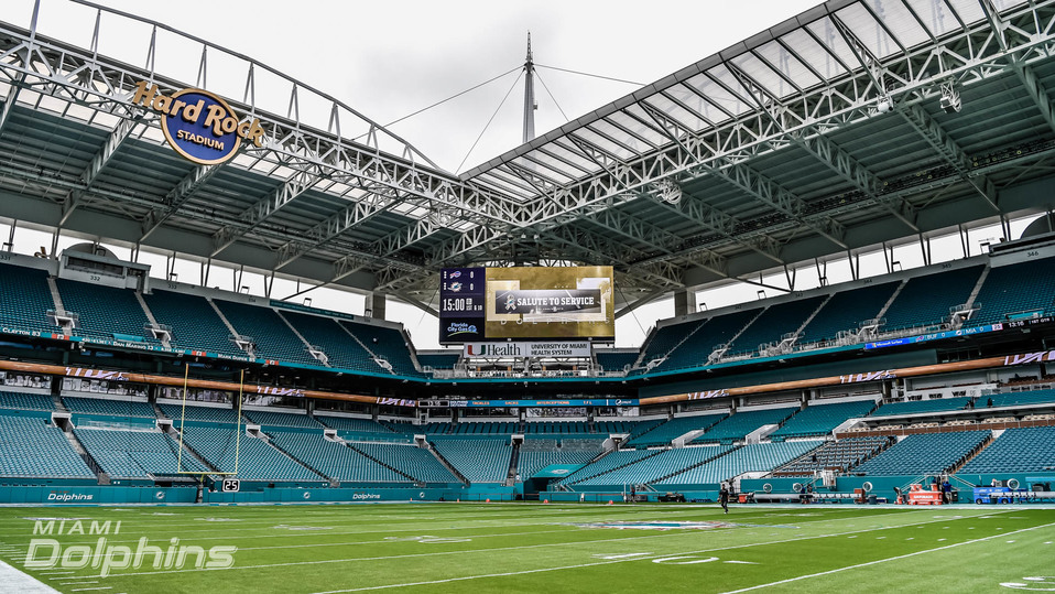 Hard Rock Stadium, sede del Super Bowl LIV (Twitter @HardRockStadium)