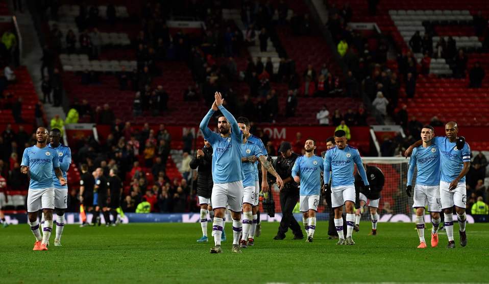 Manchester City golea al United en partido de ida de la EFL Cup (AFP)