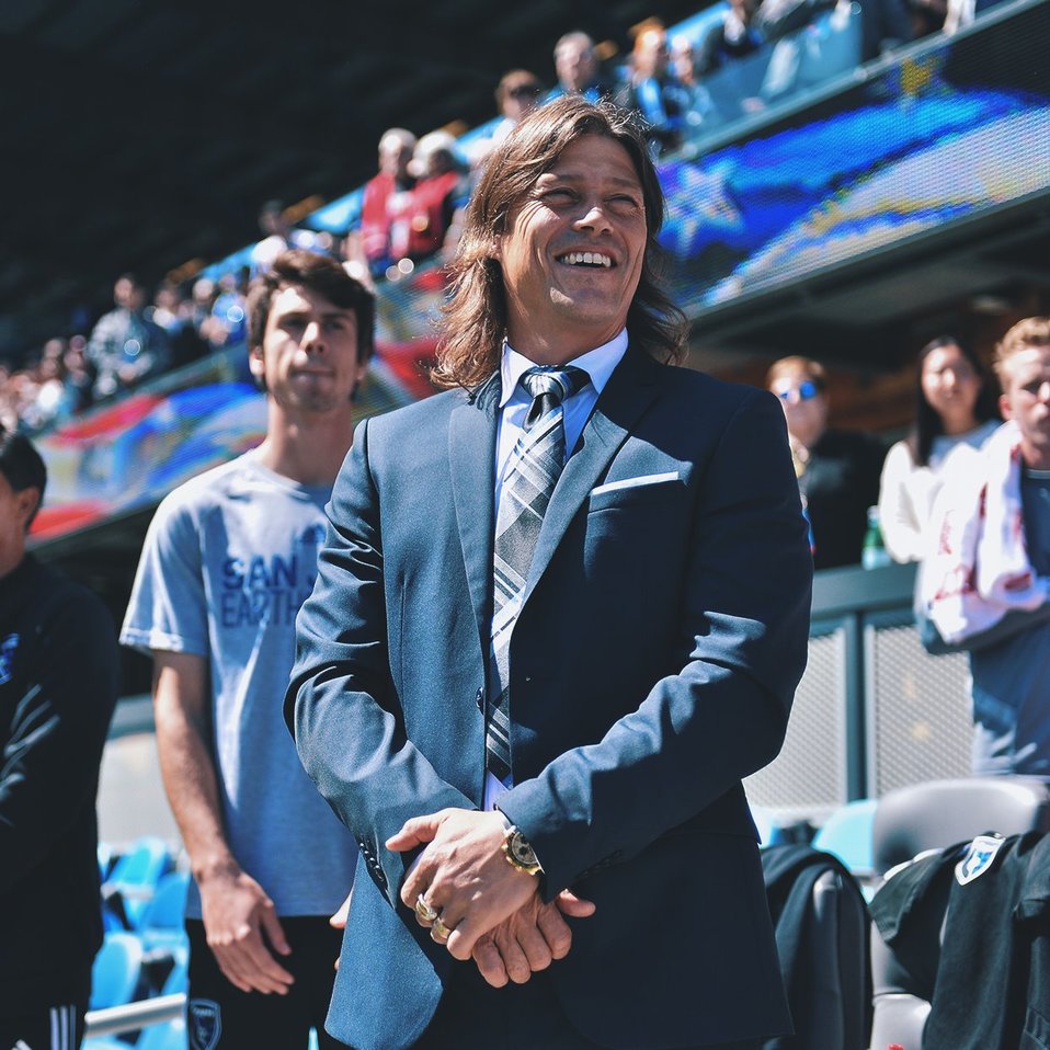 Matías Almeyda, director técnico del San Jose Earthquakes (Twitter @@SJEarthquakes)