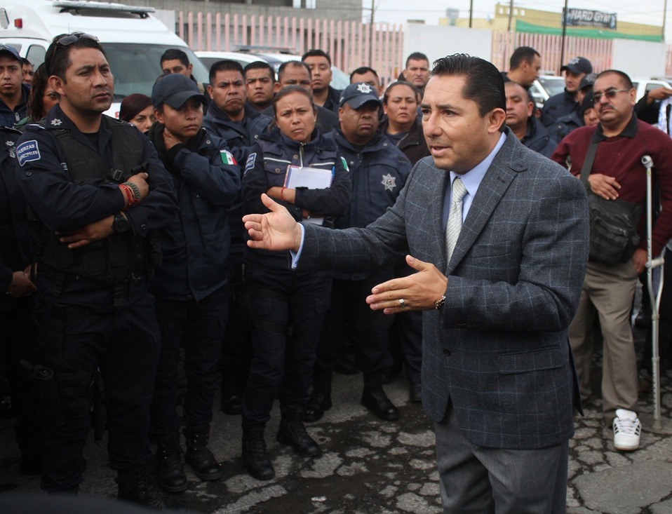 Raúl Camacho Baños, presidente municipal de Mineral de la Reforma. (Jorge Sánchez)
