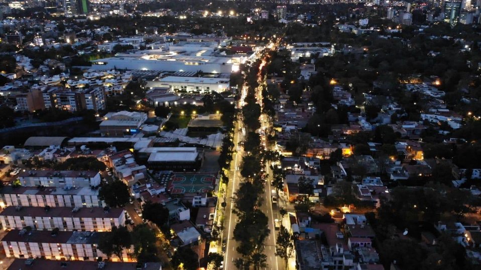 Sendero Seguro en Coyoacán. (Tomado de @SOBSECDMX)
