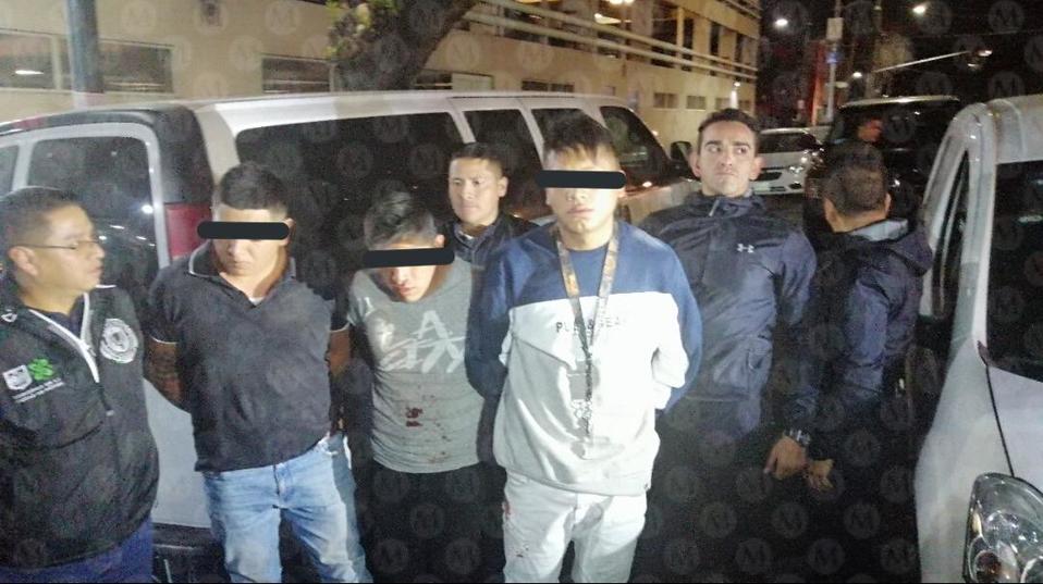 Cuatro sujetos fueron detenidos luego de un operativo de elementos de la PGJ | Jorge Becerril