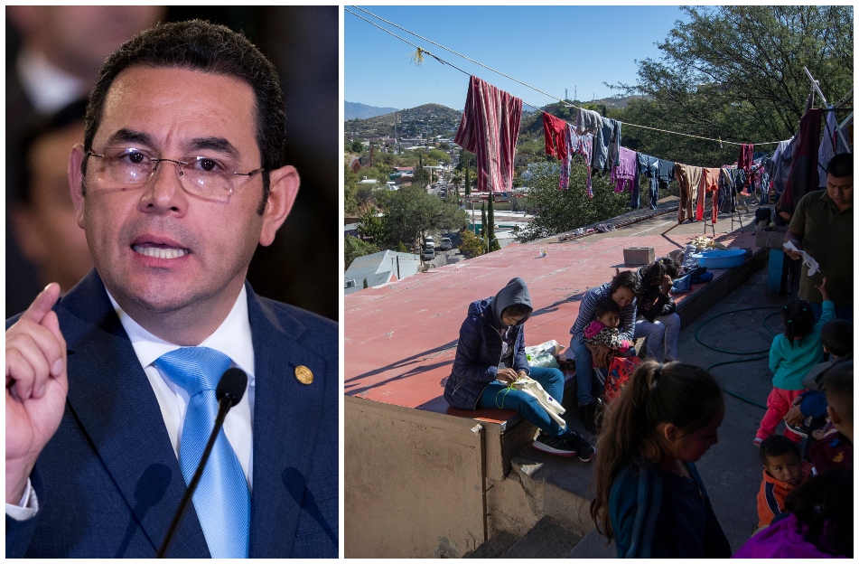 El presidente de Guatemala, Jimmy Morales, informó que eso compete a nuevo gobierno de Alejandro Giammattei para migrantes mexicanos. (AP)