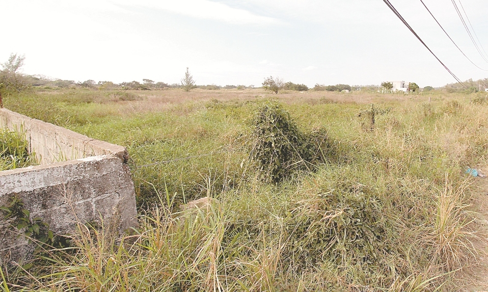 El terreno está ubicado por el sector Miramápolis. (Yazmín Sánchez)
