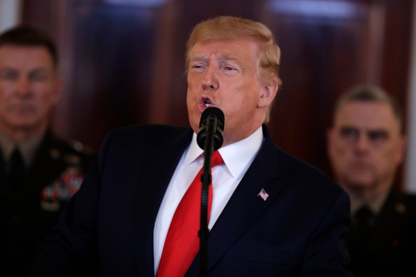 Trump informó que ningún estadunidense fue afectado en los ataques iraníes en Irak. |AP