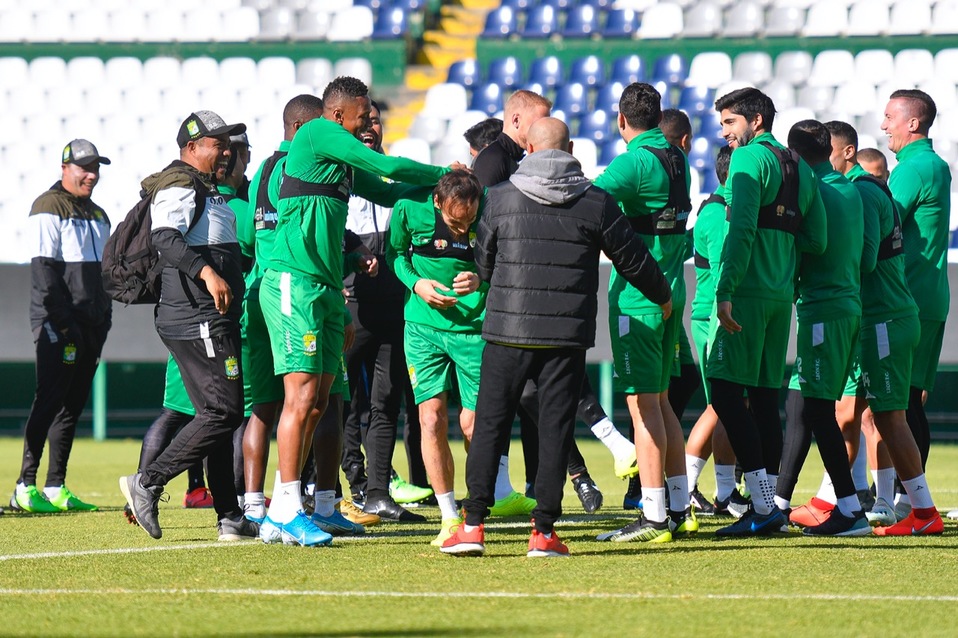 El uruguayo Nicolás Sosa ya entrena con el Club León. Foto: especial.