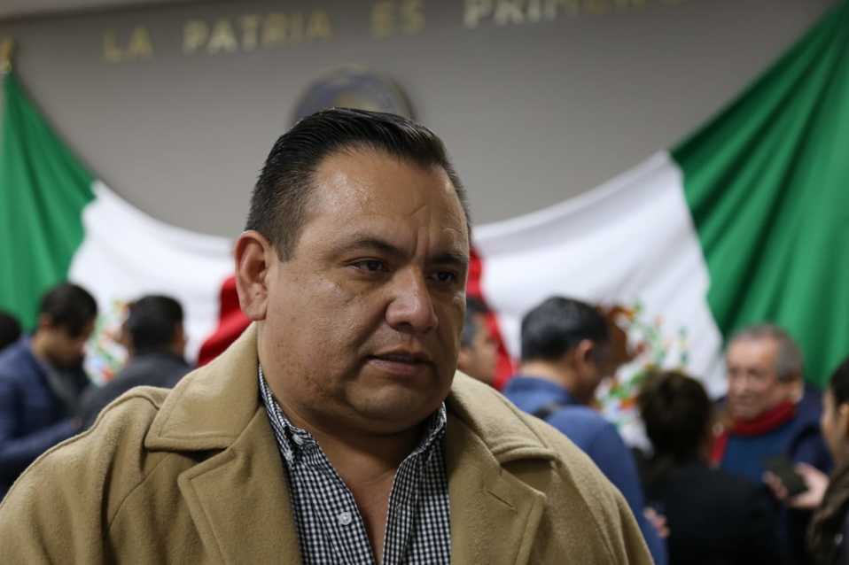 Víctor Osmind Guerrero, diputado de Morena en Hidalgo. (Jorge Sánchez)