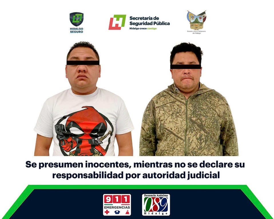 Hombres detenidos por posesión de probable droga. (Cortesía)