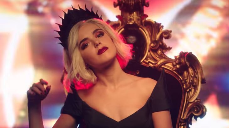 Llegan al infierno en video musical de El mundo oculto de Sabrina 3 (Captura de pantalla).