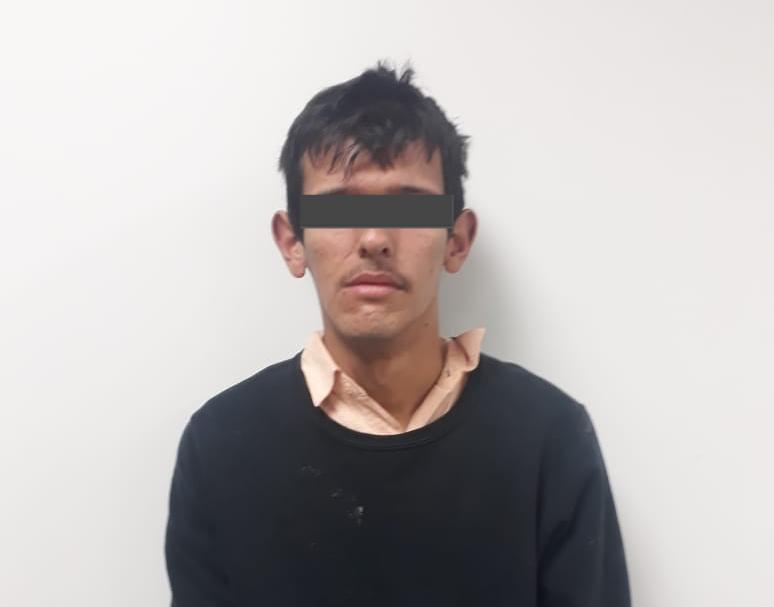 Abraham Rodrigo, de 21 años, fue detenido por su presunta responsabilidad en los hechos ocurridos en la tienda HEMSA de 5 de mayo. Foto: Especial