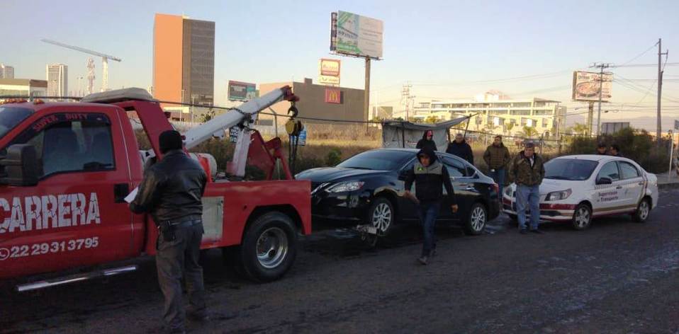 La autoridad estatal remitió al corralón 11 unidades. (Especial)