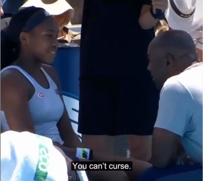 Coco Gauff y la divertida plática que sostuvo con su papá (Especial)