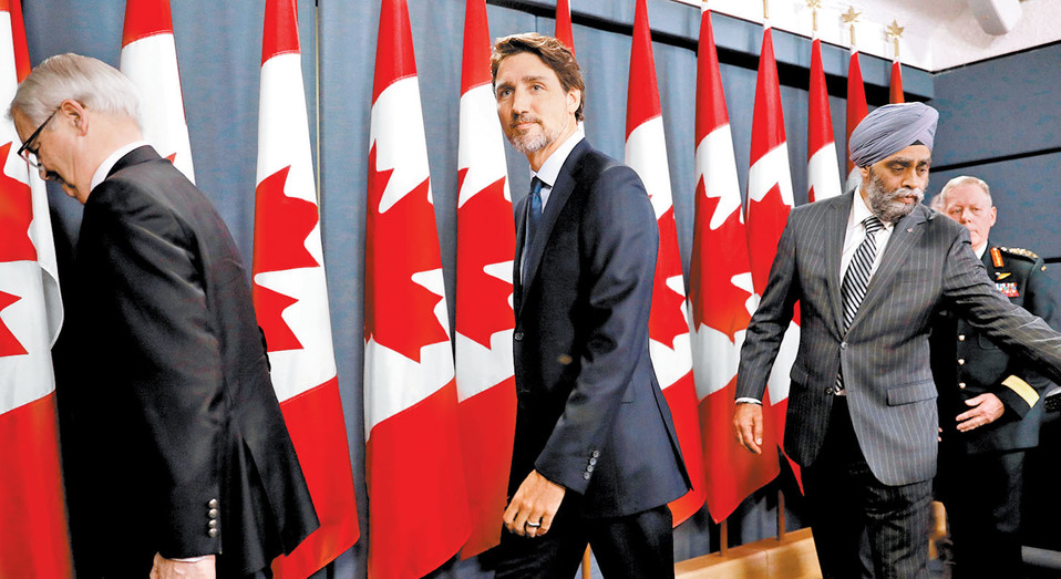 El primer ministro canadiense sostuvo el jueves una conferencia de prensa en Ottawa. (Reuters)