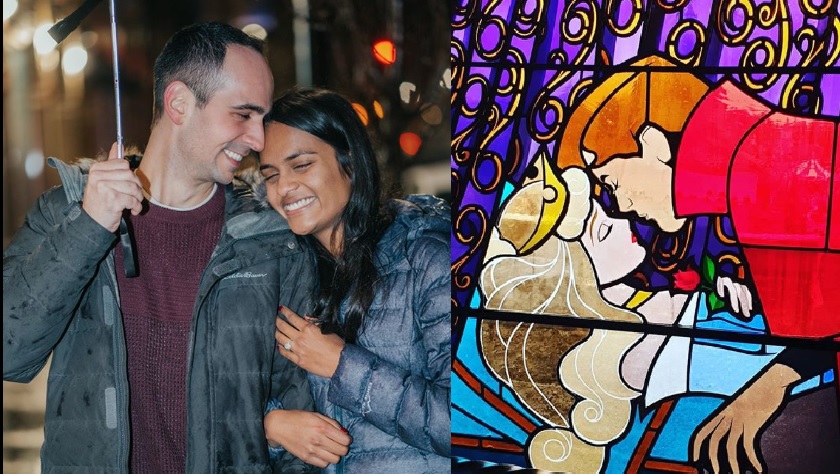 Propuesta de matrimonio se vuelve viral por la Bella Durmiente. (Instagram)