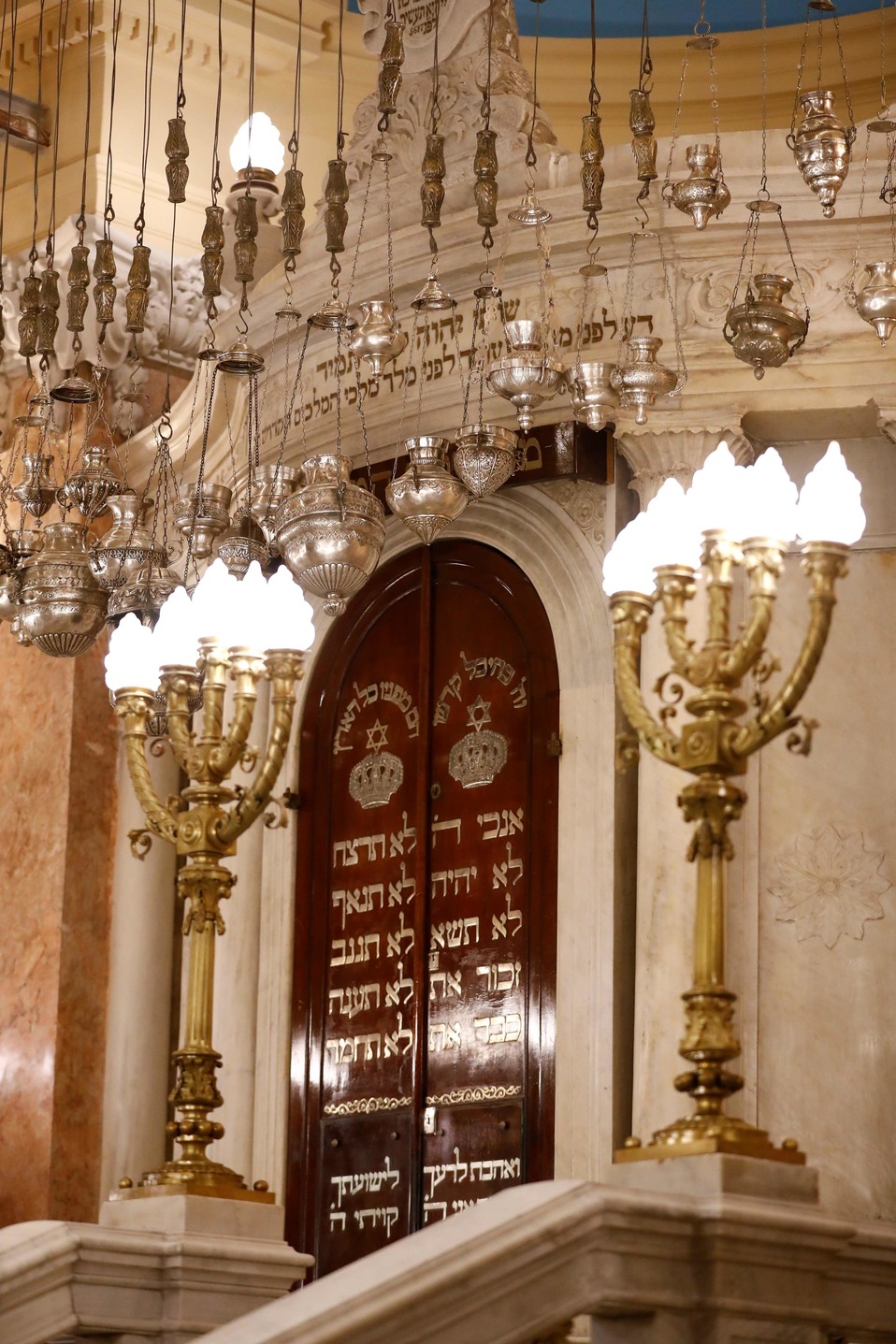 Restauran sinagoga en Egipto (AFP).