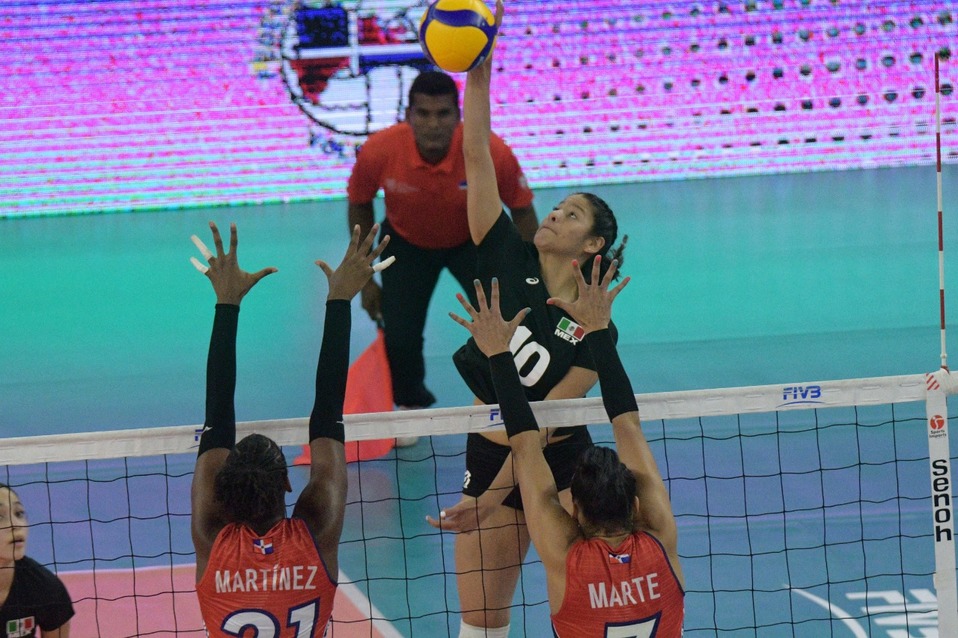 Selección femenil de voleibol pierde en su debut en el preolímpico (Cortesía)