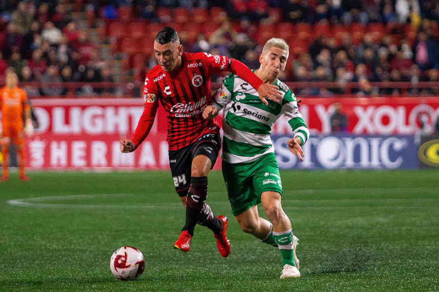 Xolos de Tijuana derrotó a Santos en casa 2-1. (@Xolos