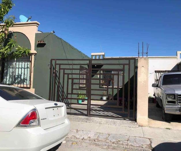 Vivienda en donde murió estrangulada esposa.