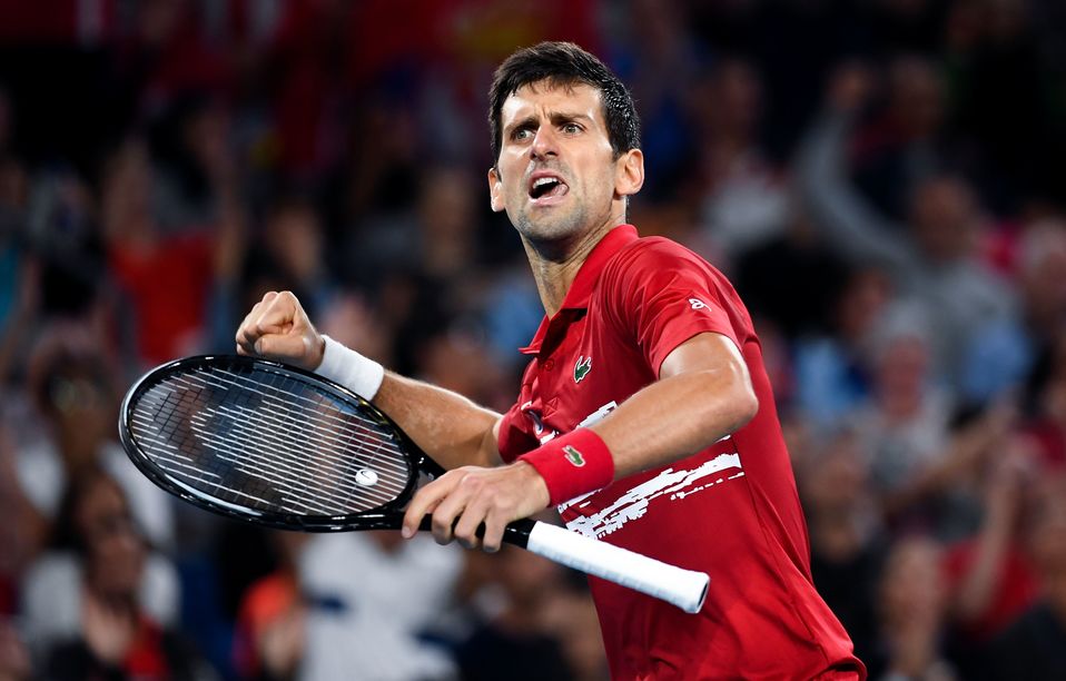 Djokovic festeja triunfo ante Nadal (AFP