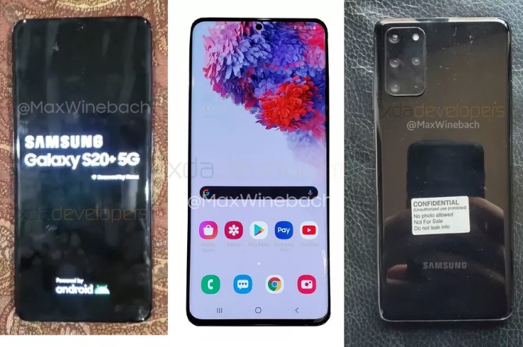 Así se vería el Galaxy S20. (XDA Developers)