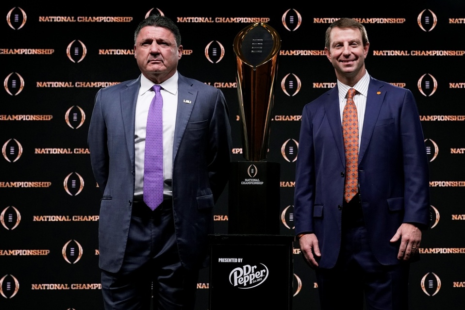 Clemson vs LSU (AP)