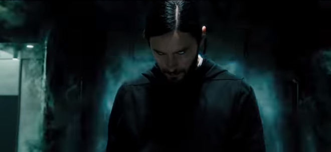 Jared Leto se convierte en vampiro en el tráiler de ‘Morbius’ (Captura de pantalla).