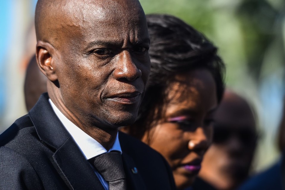 Jovenel Moise en los actos conmemorativos del sismo que afectó a Haití, y la isla La Española, en 2010. (AFP)