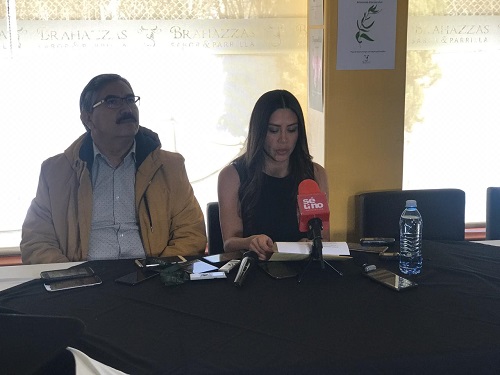 Ofrecieron conferencia de prensa. (Abadiel Martínez)