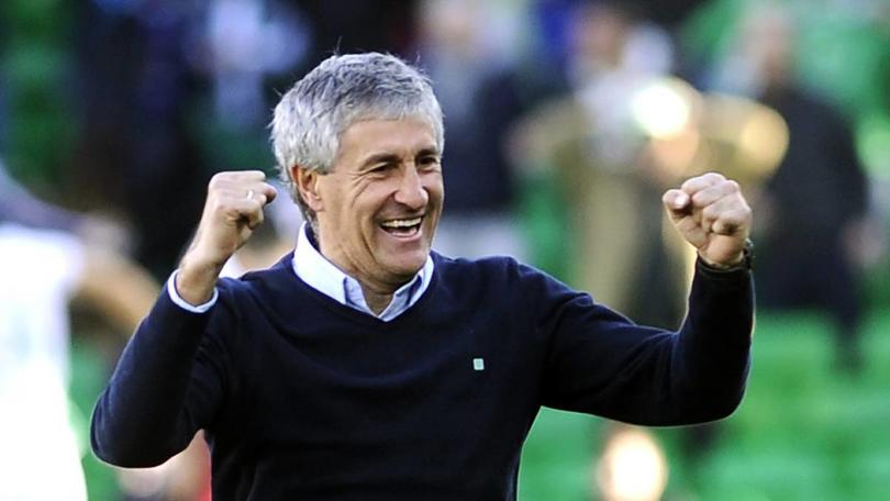Quique Setién es nuevo entrenador del Barcelona (AFP)