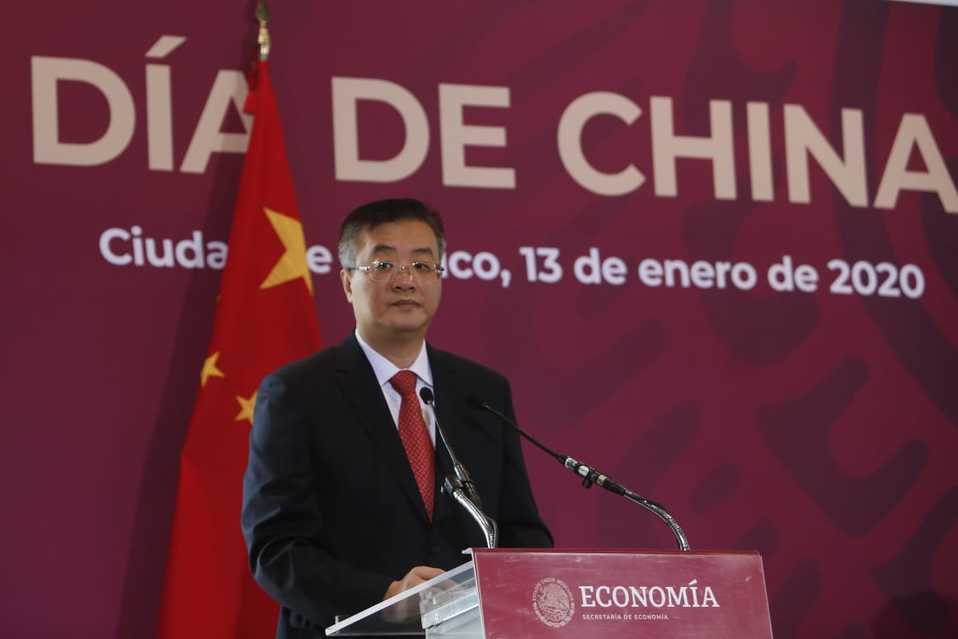 Zhu Qingqiao, embajador de China en México. (Ariana Pérez)