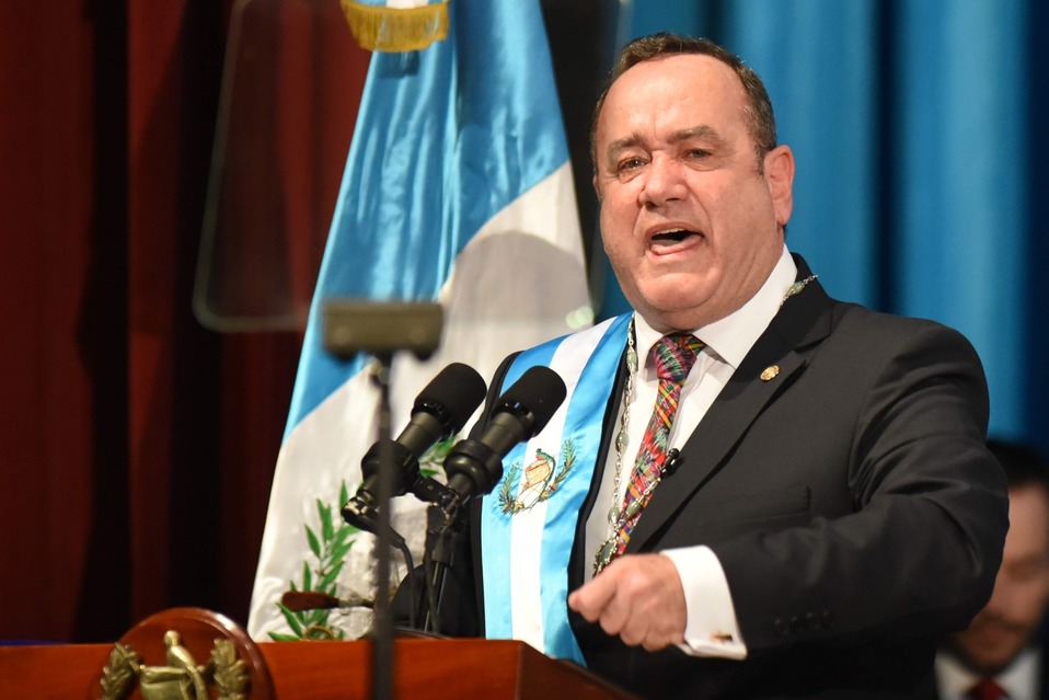 Alejandro Giammattei, presidente de Guatemala. (AFP)