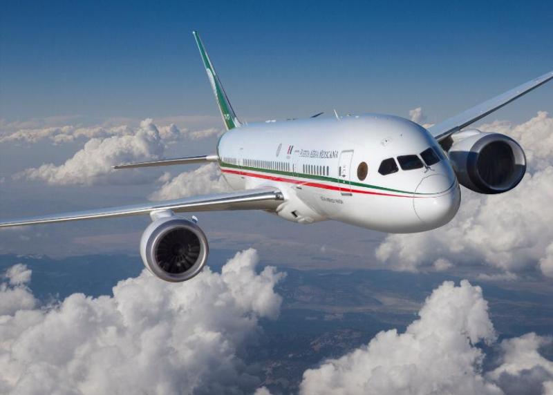 Avión TP01 787–8 José María Morelos y Pavón./ Cortesía