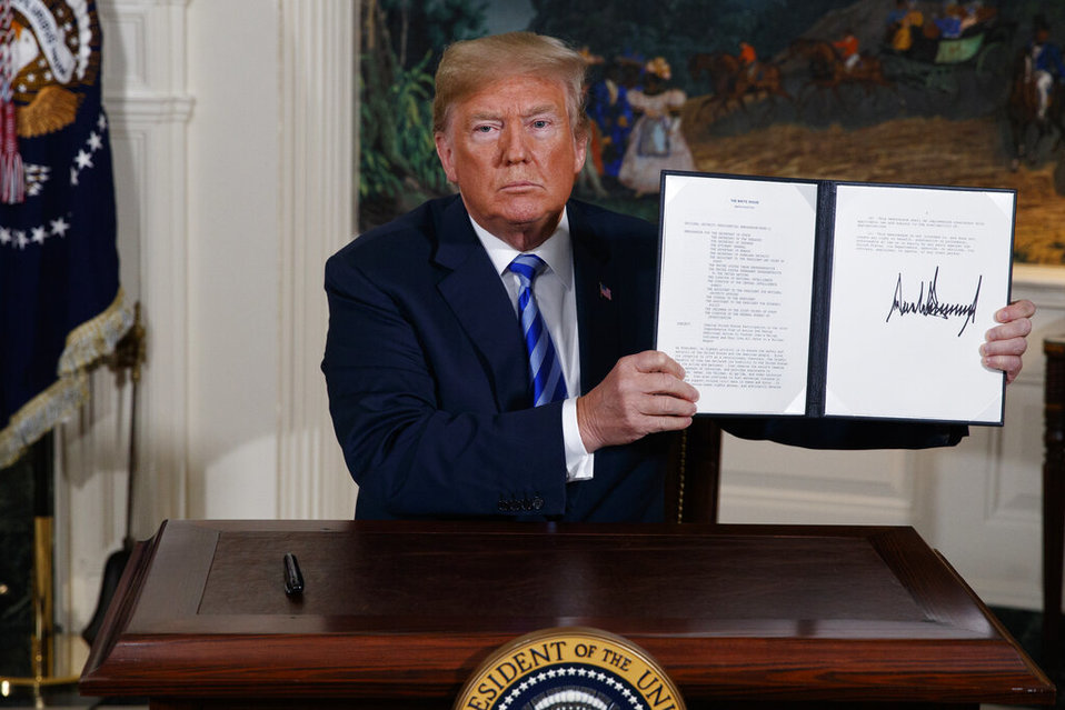 Donald Trump retiró a Estados Unidos del Acuerdo Nuclear con Irán en mayo de 2018. (AP / Archivo)
