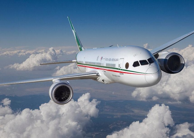 El avión presidencial TP-01. Foto: (Especial)