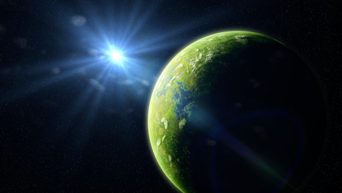 planeta habitable (shutterstock).
