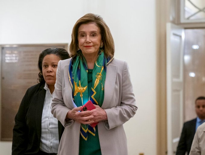 La presidenta de la Cámara Baja, la demócrata Nancy Pelosi. (AP)