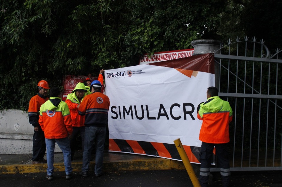 Se suma Puebla al macrosimulacro 2020