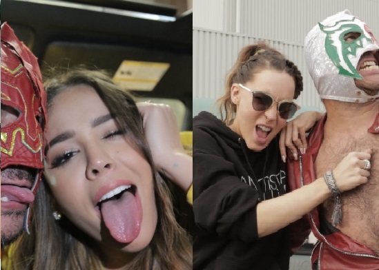 El Escorpión Dorado también realizó un video con Belinda, donde incluso cantó. (Instagram)