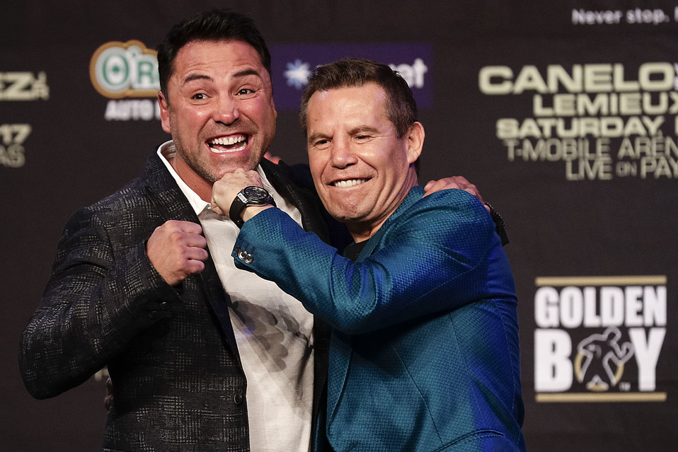 Julio César Chávez y De la Hoya juntos (Imago7)