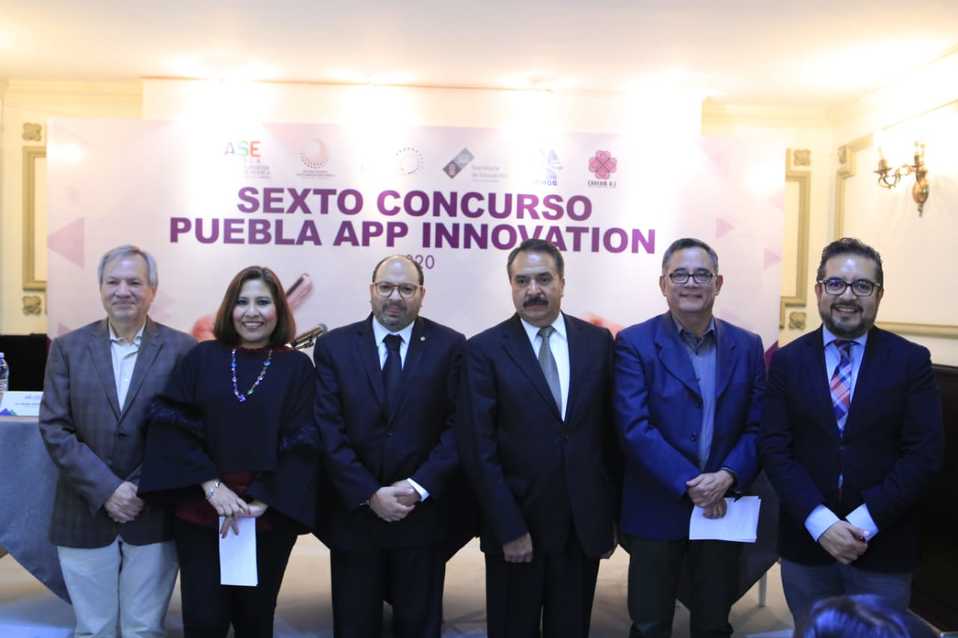Presentación del sexto concurso Puebla App Innovatión 2020. (Andrés Lobato)