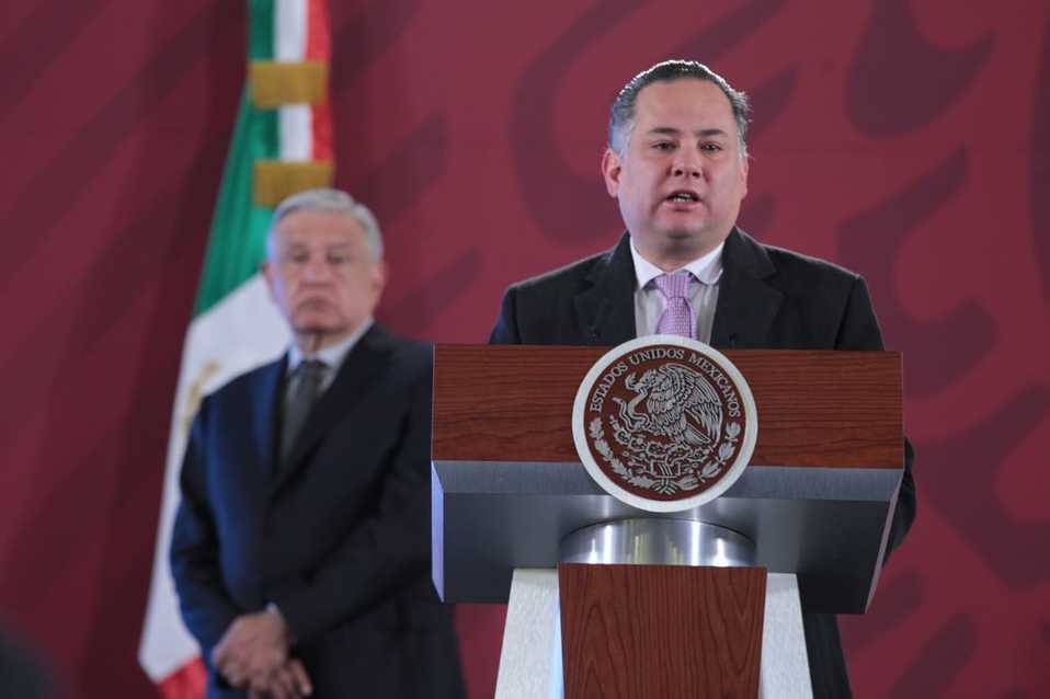 Santiago Nieto, titular de la Unidad de Inteligencia Financiera de la SHCP. (Jesús Quintanar)
