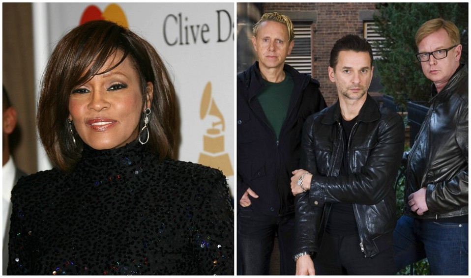 Whitney Houston y Depeche Mode entrarán al Salón de la Fama (Shutterstock/AP).