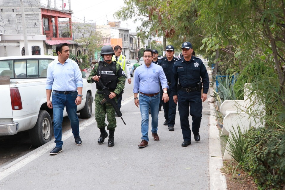 El alcalde resaltó la importancia de esfuerzos coordinados entre los cuerpos policiacos municipales. (Especial)