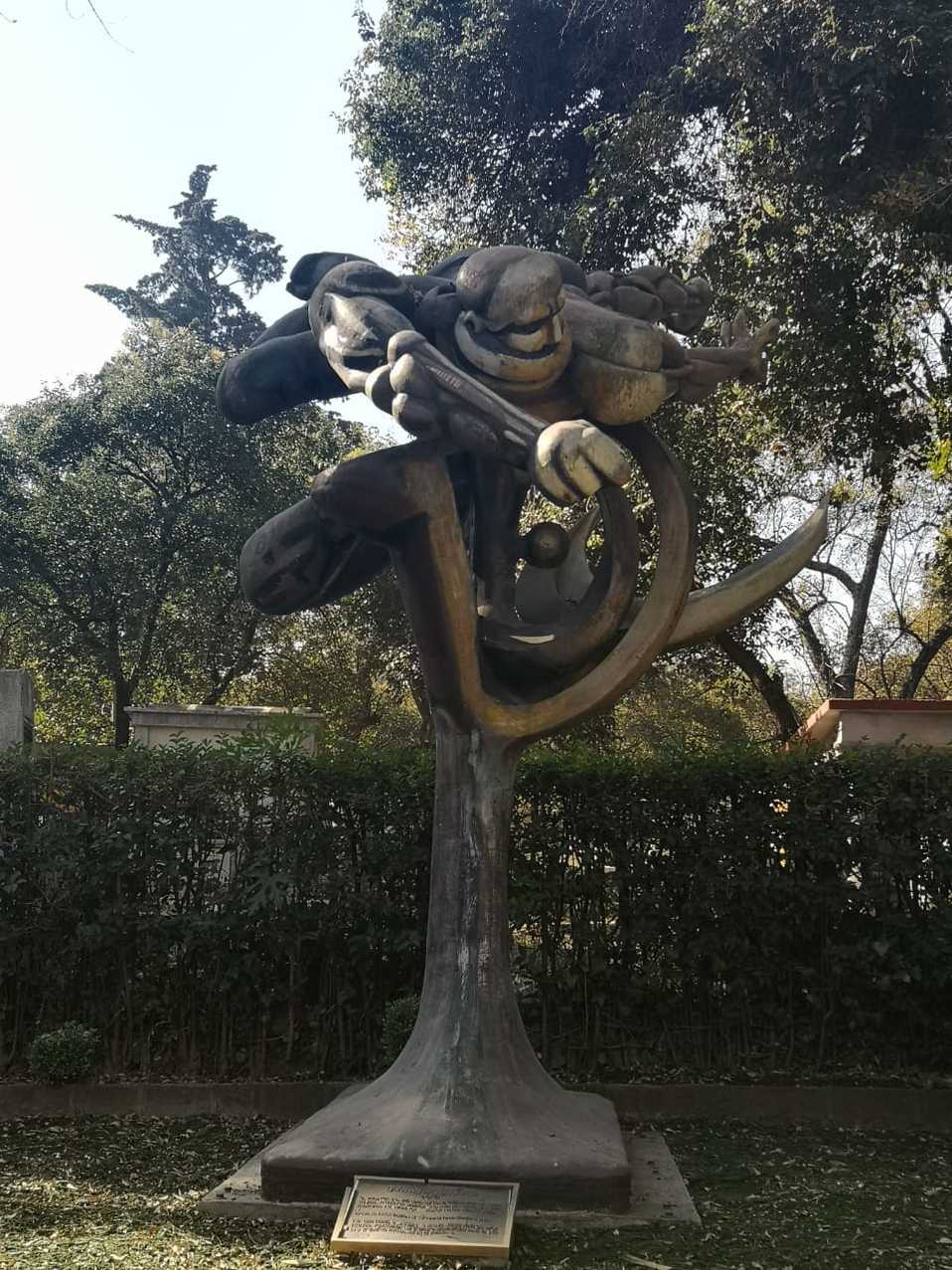 La escultura se encuentra en la Rotonda de los Hombres Ilustres. (Leticia Sánchez Medel)