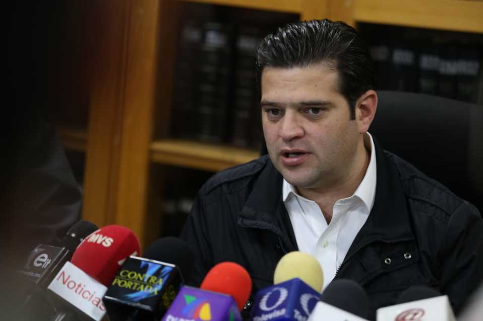 Francisco Cienfuegos,  coordinador del PRI. Foto: Jorge López