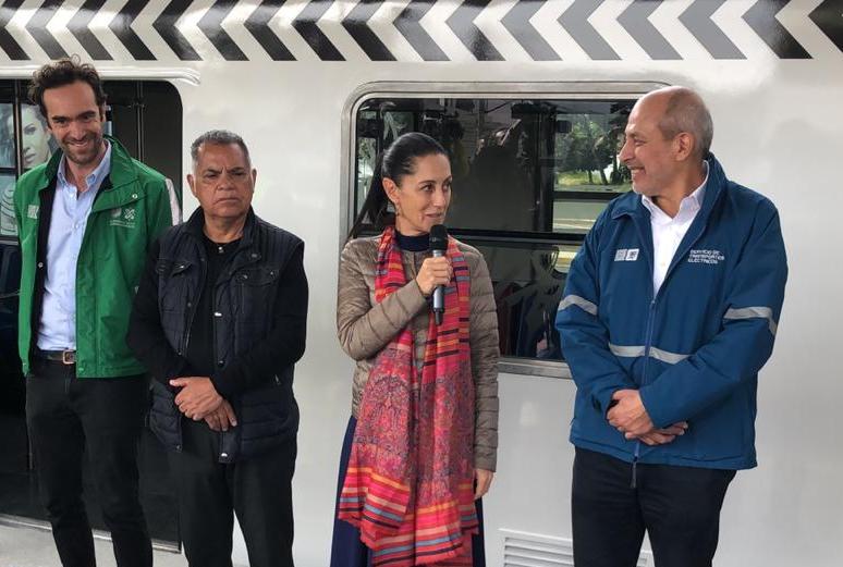 Sheinbaum anunció que en abril iniciarán las obras en el segundo tramo del Tren Ligero. | Jorge Almazán