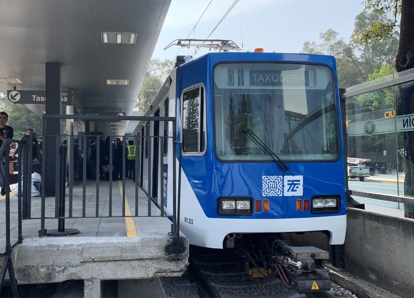 El STE también cambió la imagen de los trenes. | Twitter @STE_CDMX