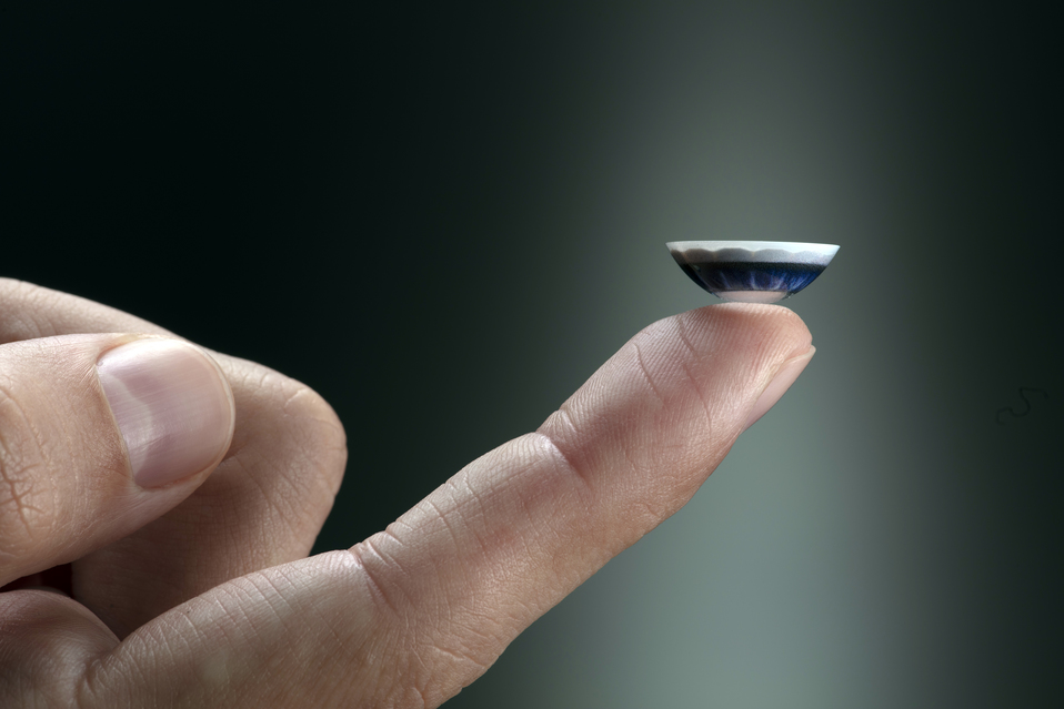 Estos son los Mojo Vision de Drew Perkins (AFP)