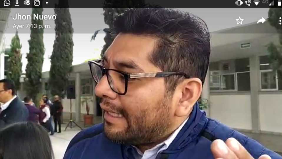 Jesús Ramírez Castillo, alcalde de Santiago Miahuatlán. (Apolonia Amayo)