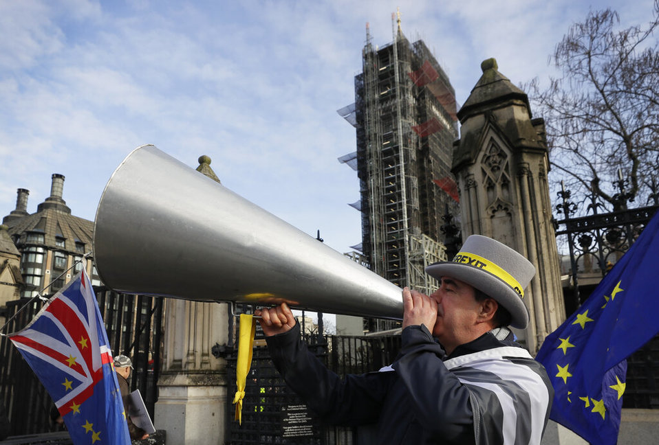 La salida está contemplada para el 31 de enero; posteriormente se iniciará la renegociación con la Unión Europea. (AP)